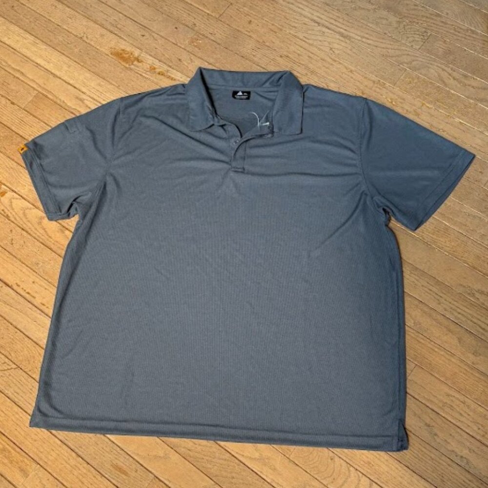 Men's Speed Your Run Grey Polo Shirt Size 3XL